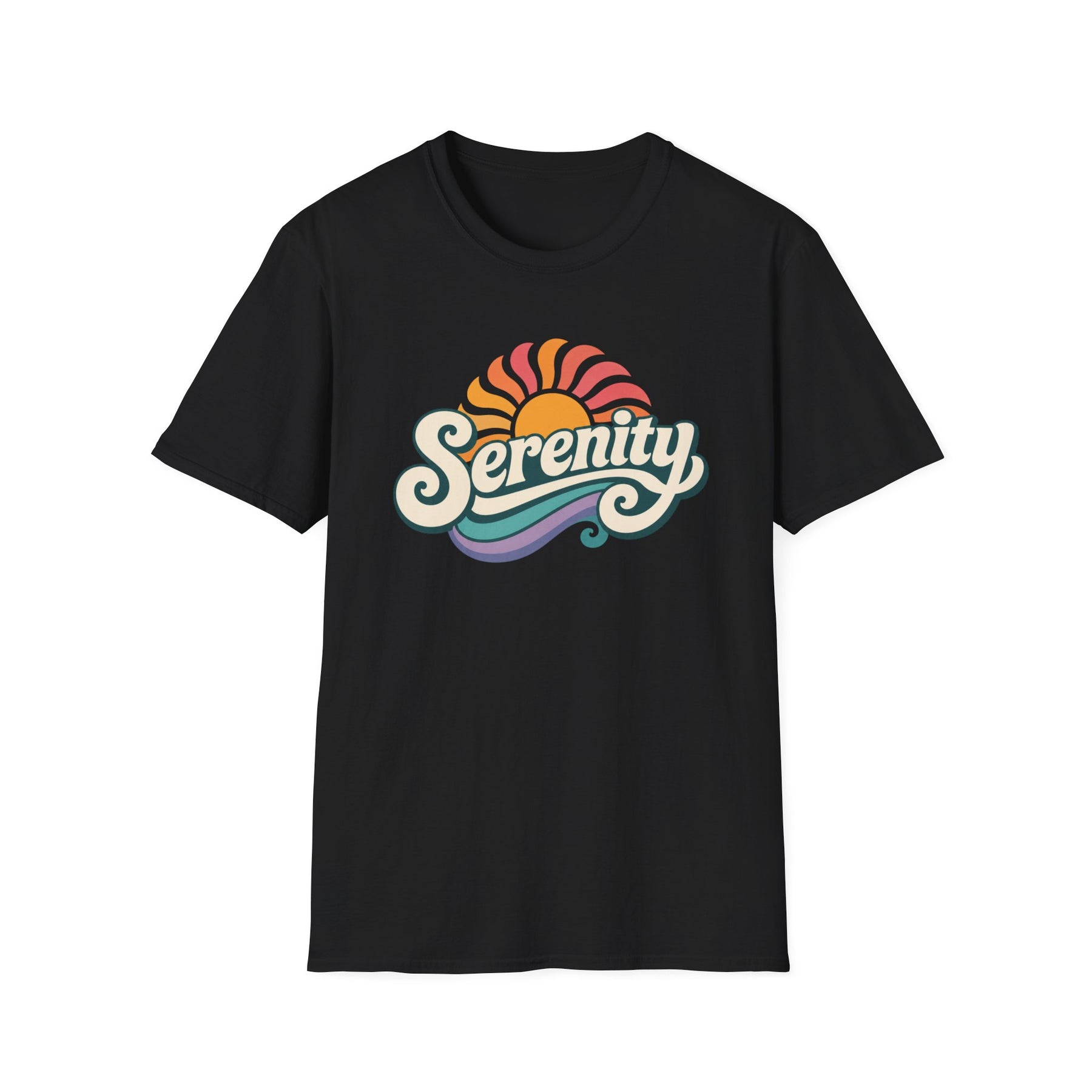 Serenity Retro Recovery Tee – Vintage Sober Lifestyle Shirt – DPR Recovery Tee