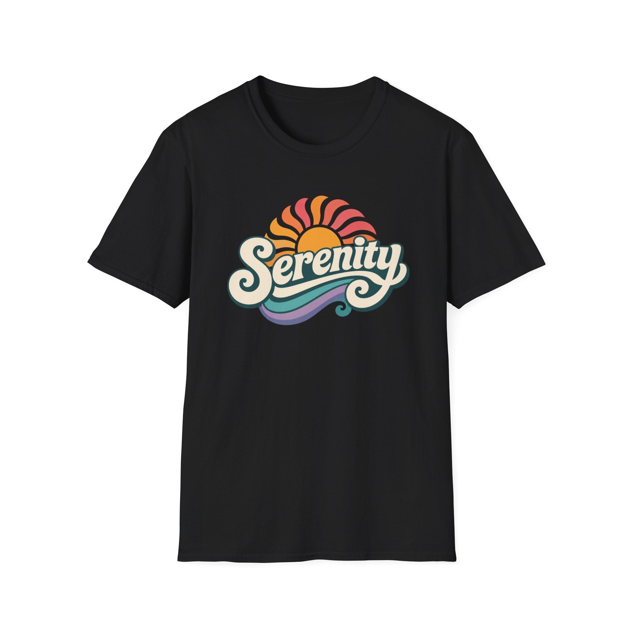Serenity Retro Recovery Tee – Vintage Sober Lifestyle Shirt
