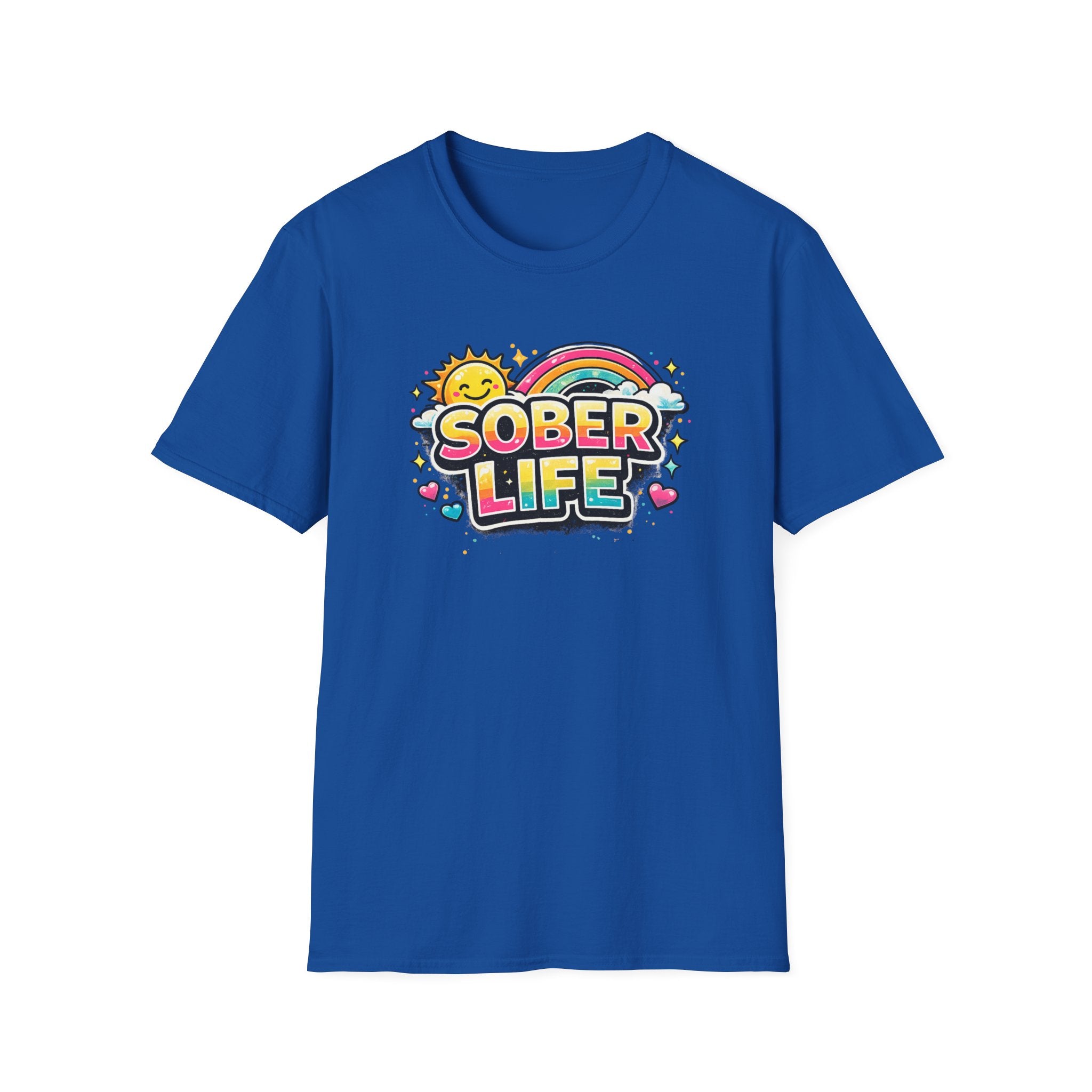 Sober Life Tee – Colorful Trendy Recovery Shirt