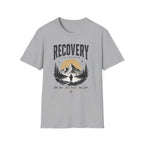 Recovery Is Freedom Tee – Nature Inspired Sober Lifestyle Shirt