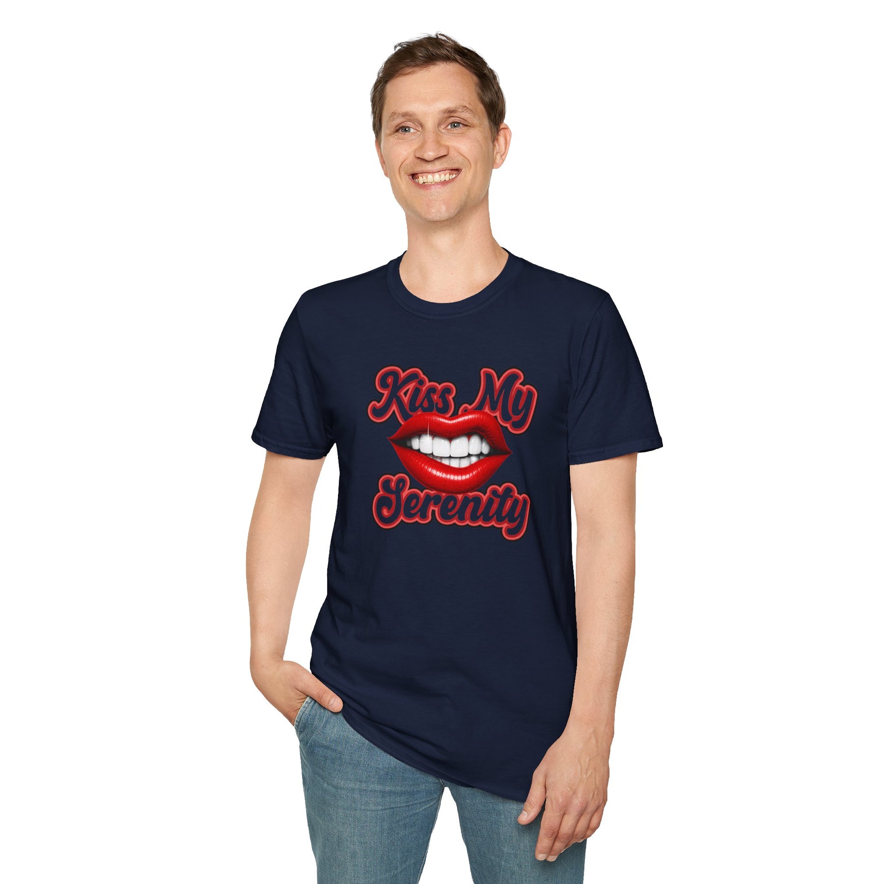 Kiss My Serenity Recovery T-Shirt | Funny Sobriety & Addiction Recovery Graphic Tee – DPR Recovery Tee