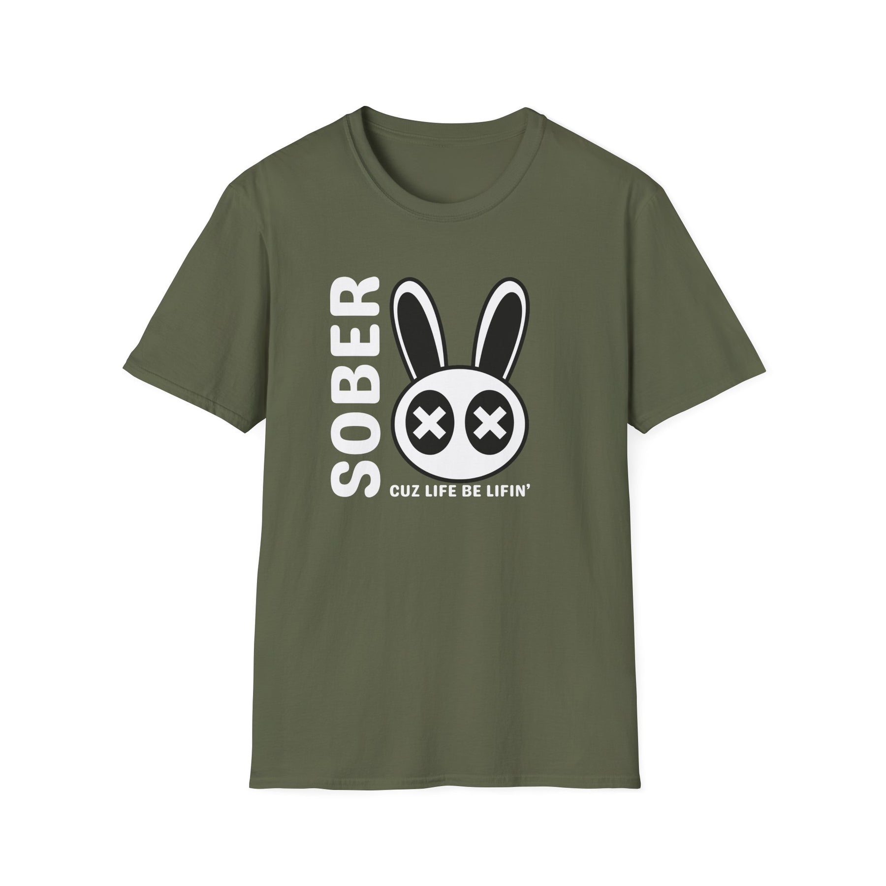 Sober Cuz Life Be Lifin’ Shirt | Trendy Recovery Streetwear Tee – DPR Recovery Tee