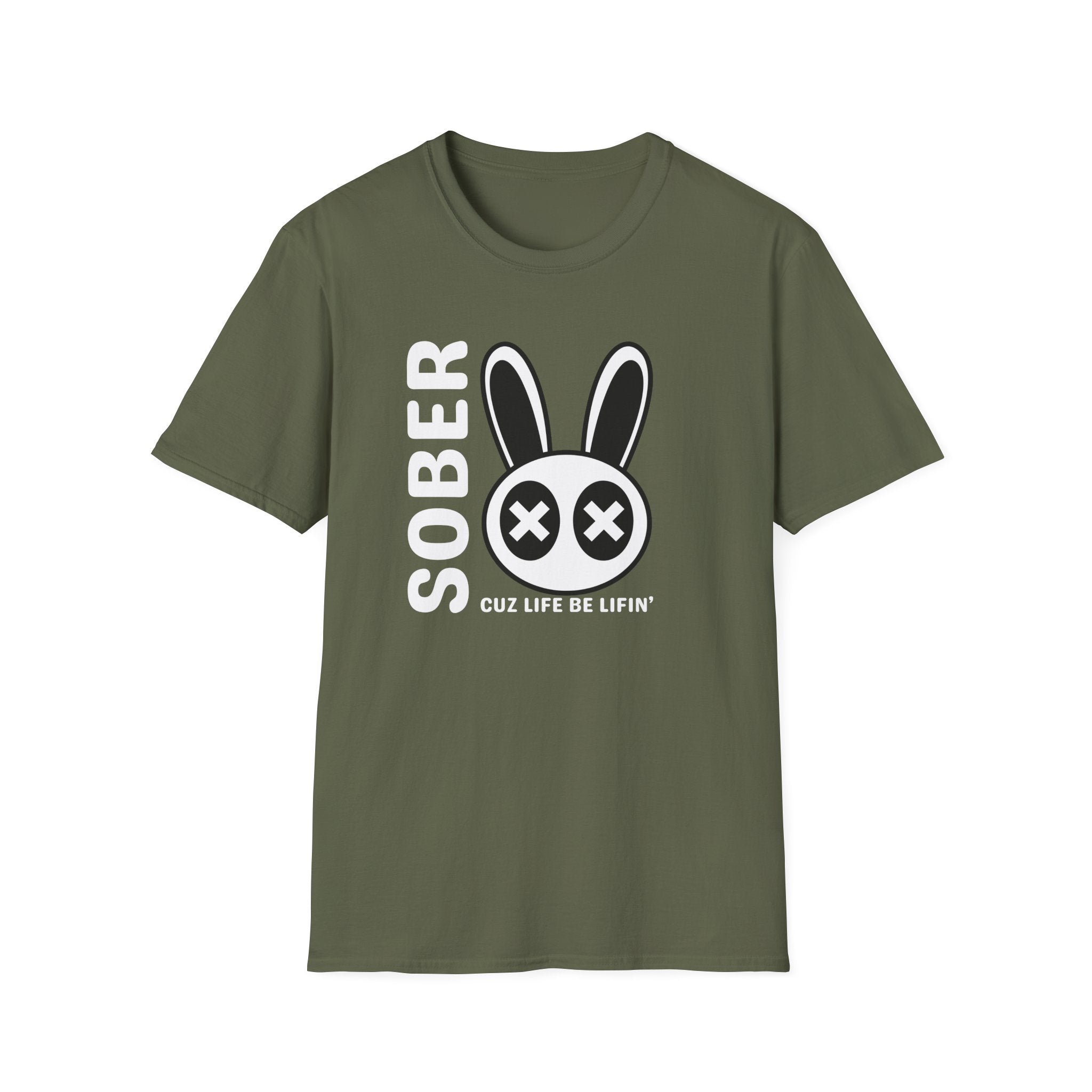Sober Cuz Life Be Lifin’ Shirt | Trendy Recovery Streetwear Tee