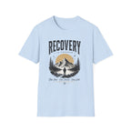 Recovery Is Freedom Tee – Nature Inspired Sober Lifestyle Shirt