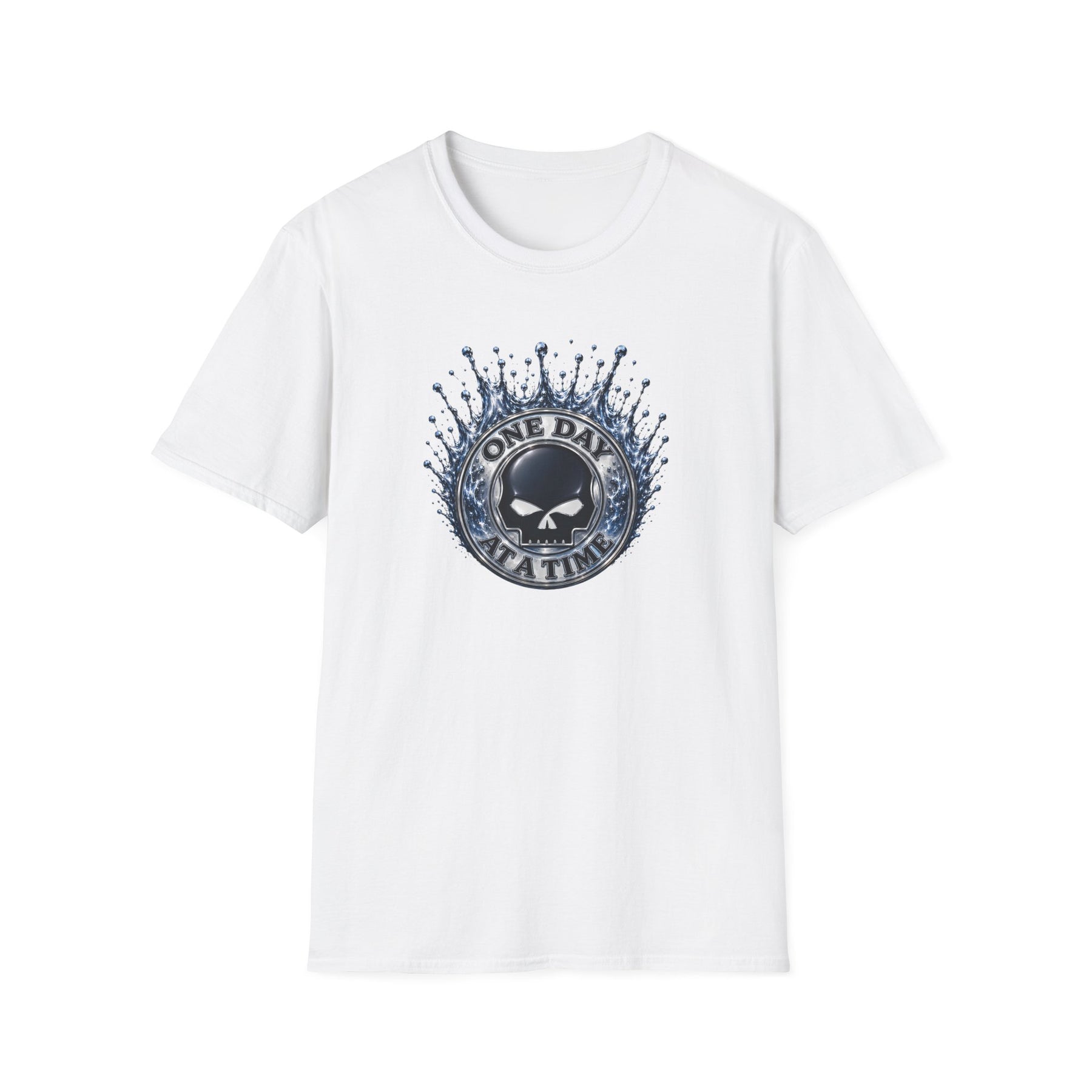 💧 One Day at a Time Liquid Steel Recovery Tee 💧 – DPR Recovery Tee