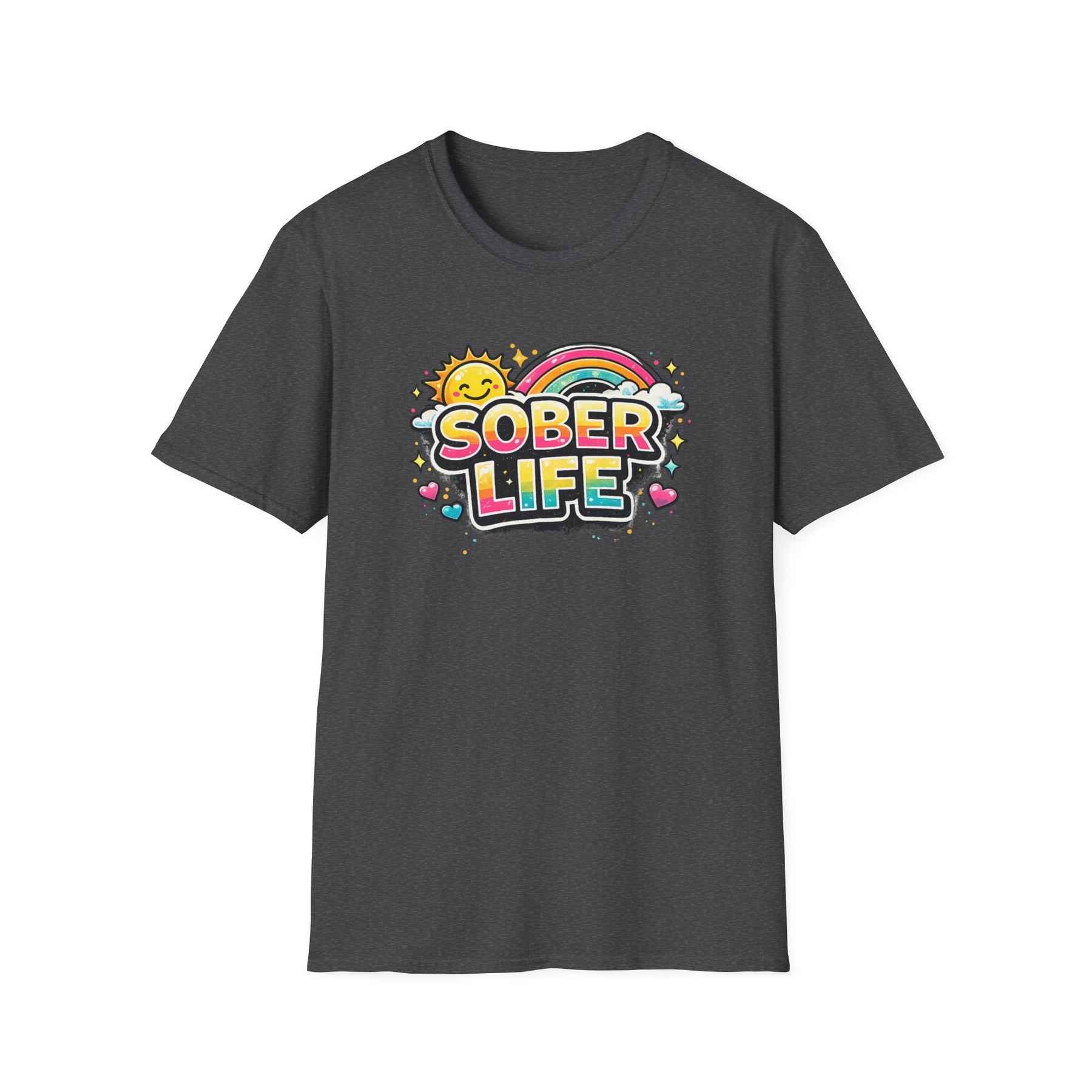 Sober Life Tee – Colorful Trendy Recovery Shirt – DPR Recovery Tee