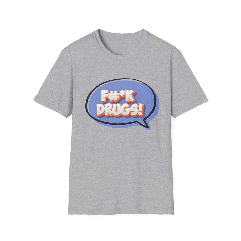 F#K Drugs Recovery Tee – design detail | DPR Recovery Tees