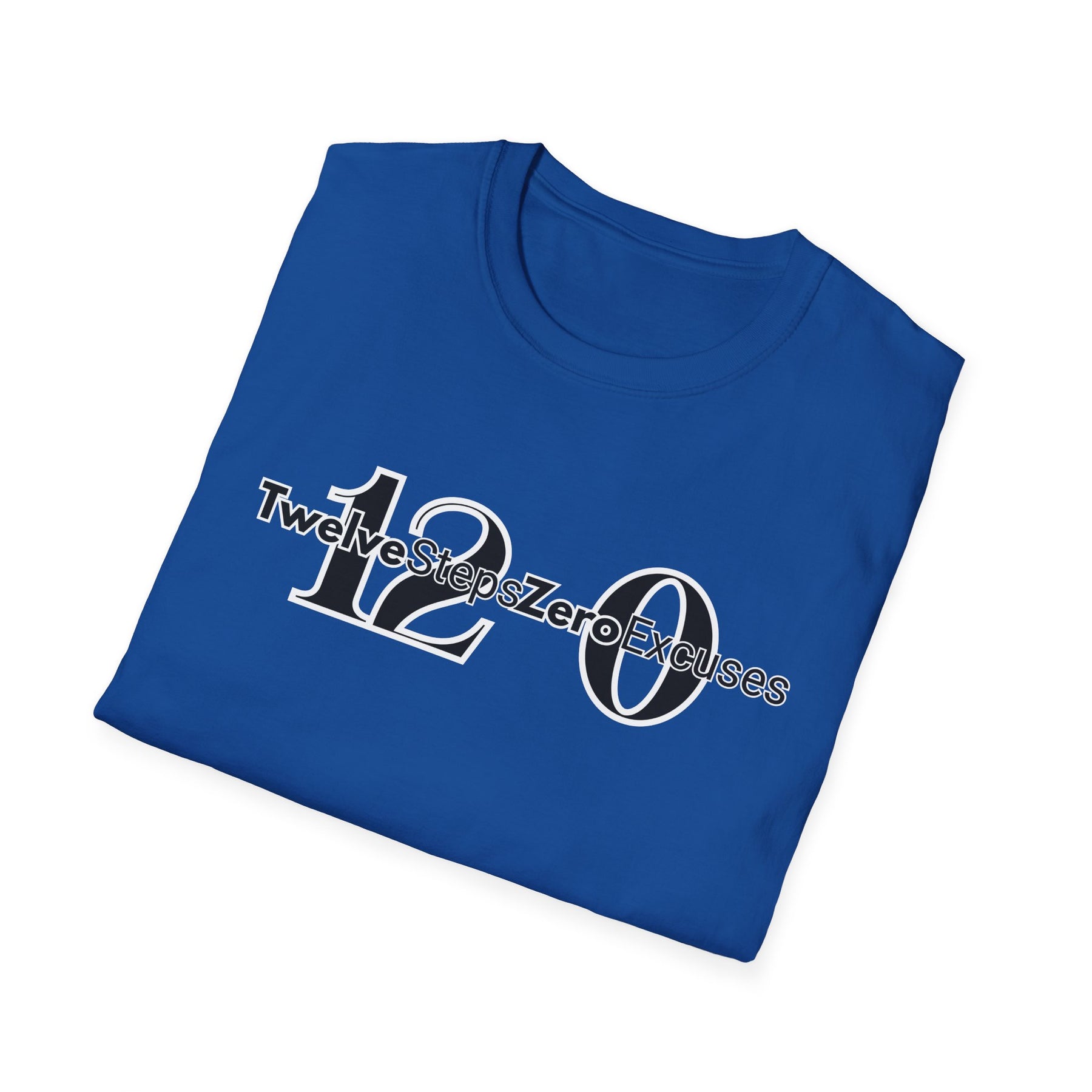 12 & 0 Tee | 12 Steps Zero Excuses Shirt | DPR Recovery Tees – DPR Recovery Tee