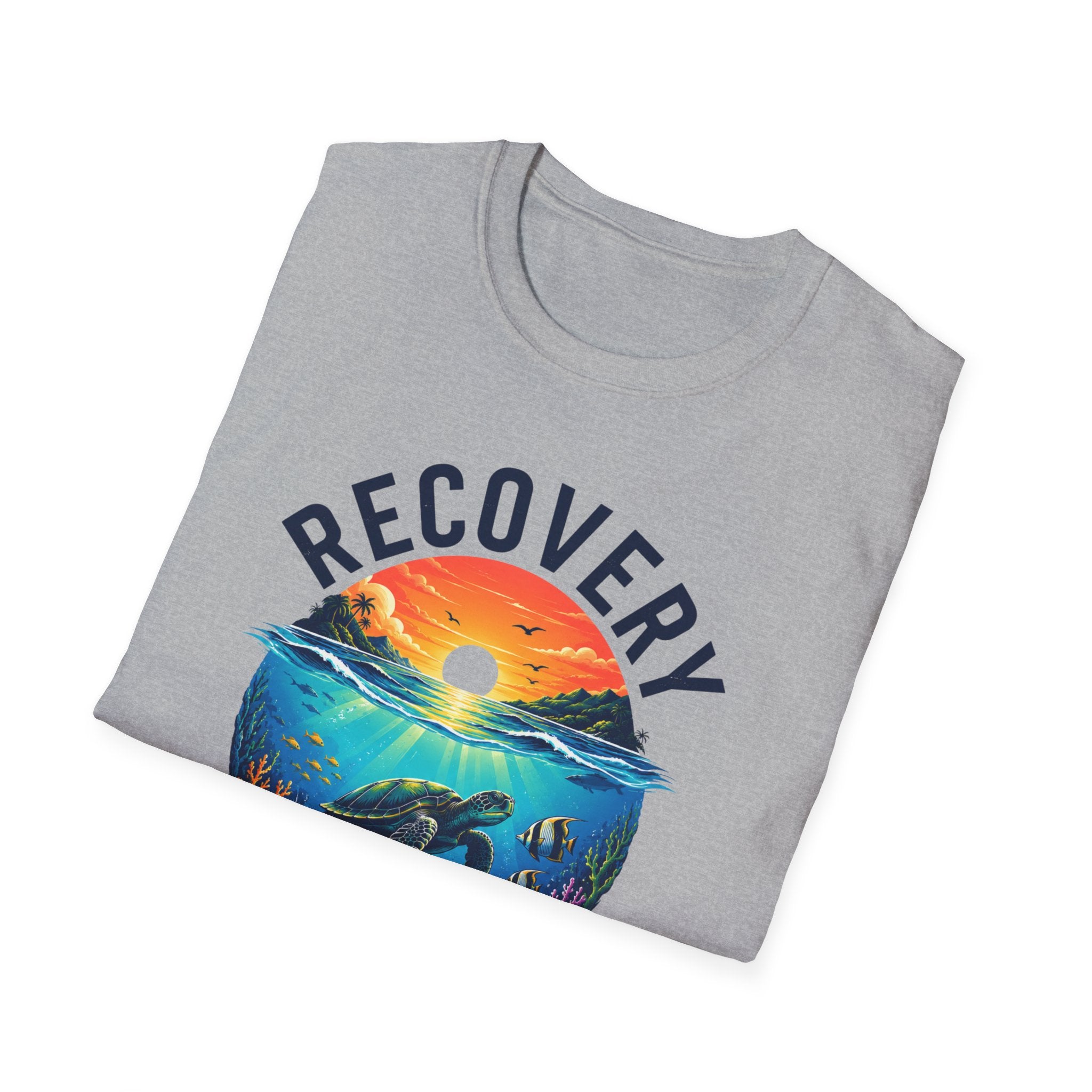 Recovery Is My Comeback Turtle Tee – Coastal Recovery Streetwear Shirt