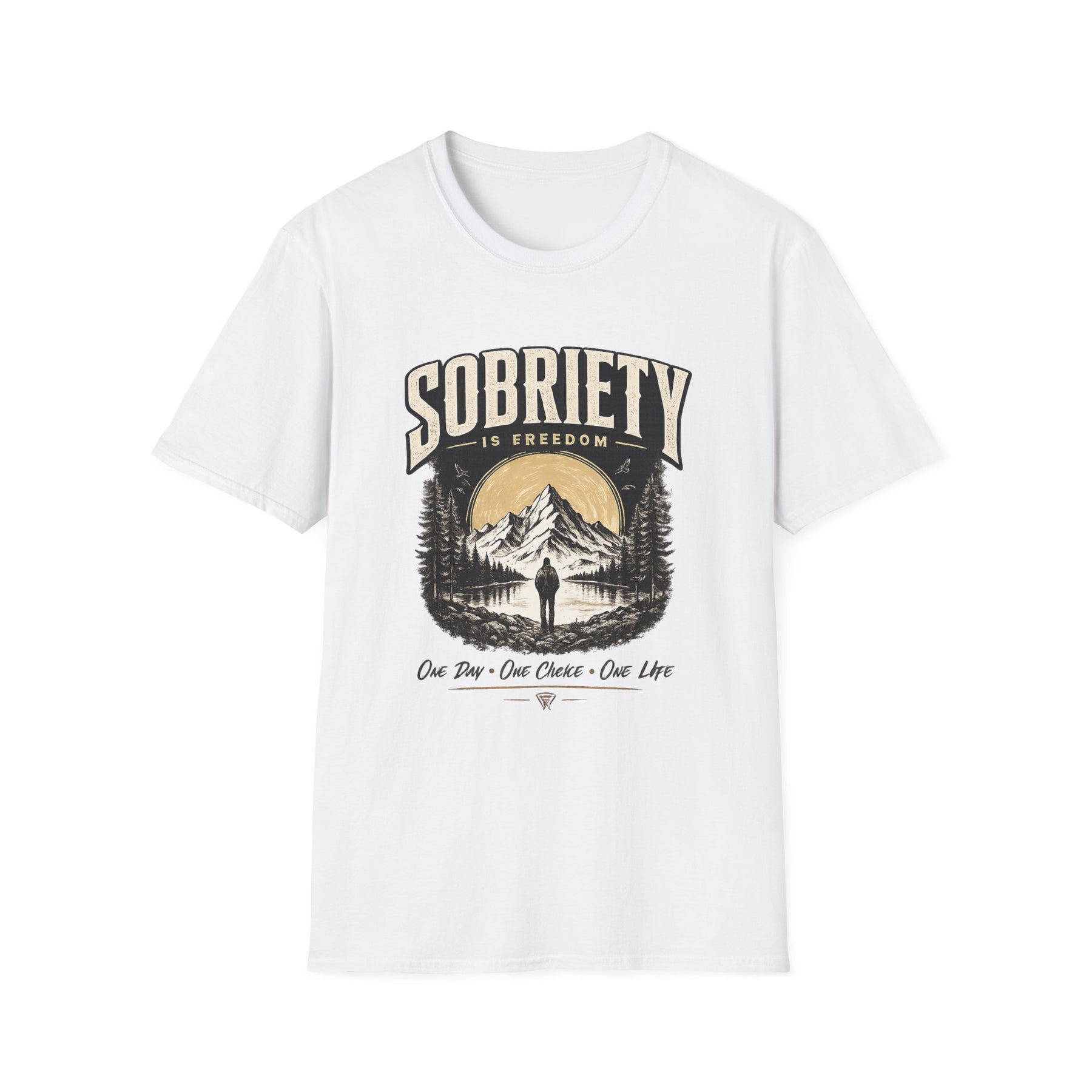 Sobriety Is Freedom – One Day One Choice Tee – DPR Recovery Tee
