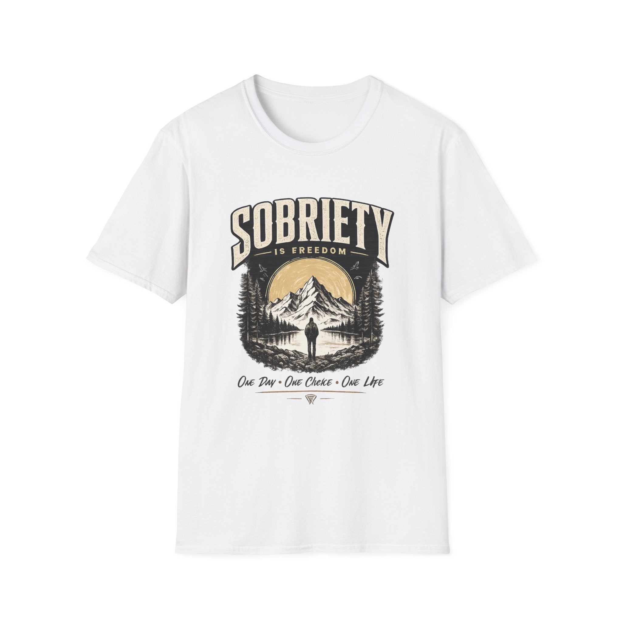Sobriety Is Freedom – One Day One Choice Tee
