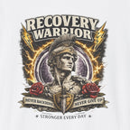 Recovery Warrior Tee – Motivational Sober Streetwear Shirt