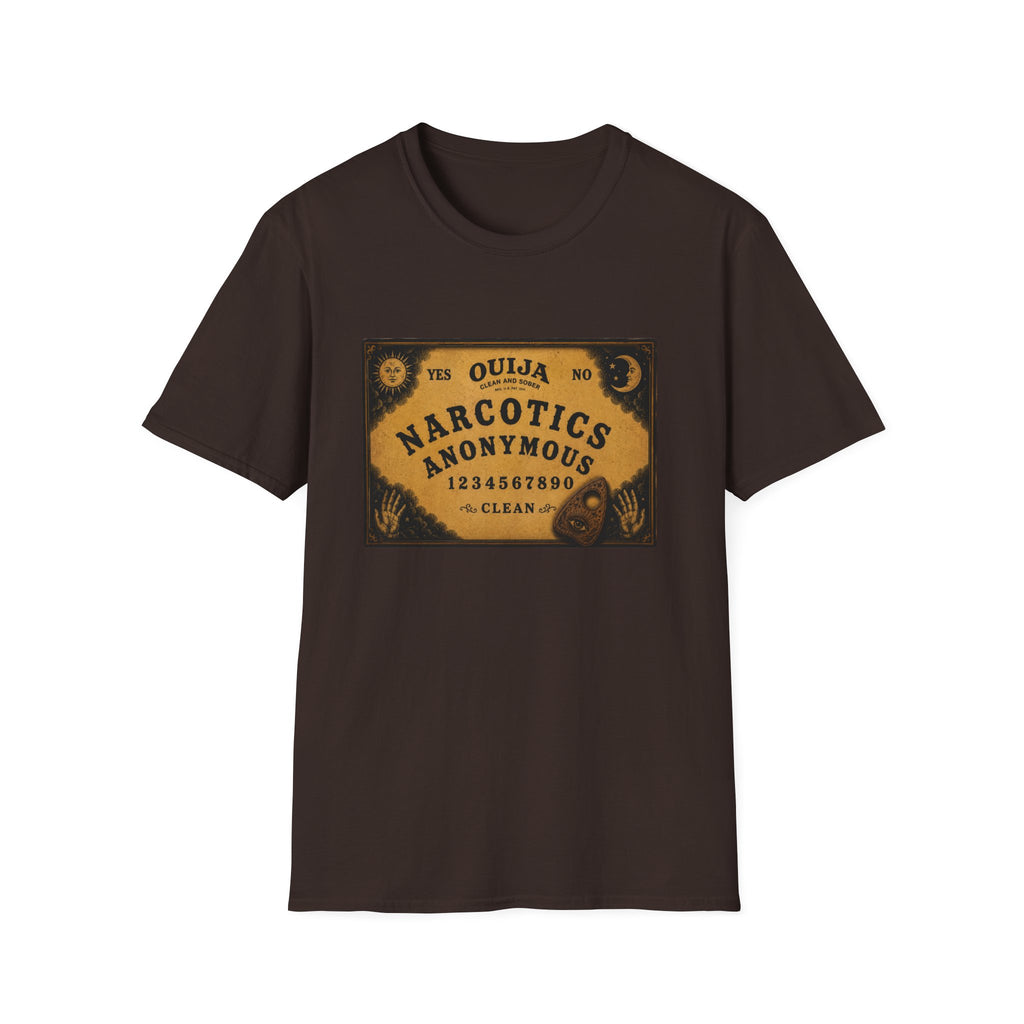 Clean & Sober Spirit Board T-Shirt | Vintage Recovery Board Graphic Tee | Narcotics Anonymous Inspired Recovery Apparel