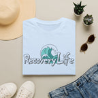 Recovery Life Wave T-Shirt | Sobriety, Healing & Ocean-Inspired Recovery Tee