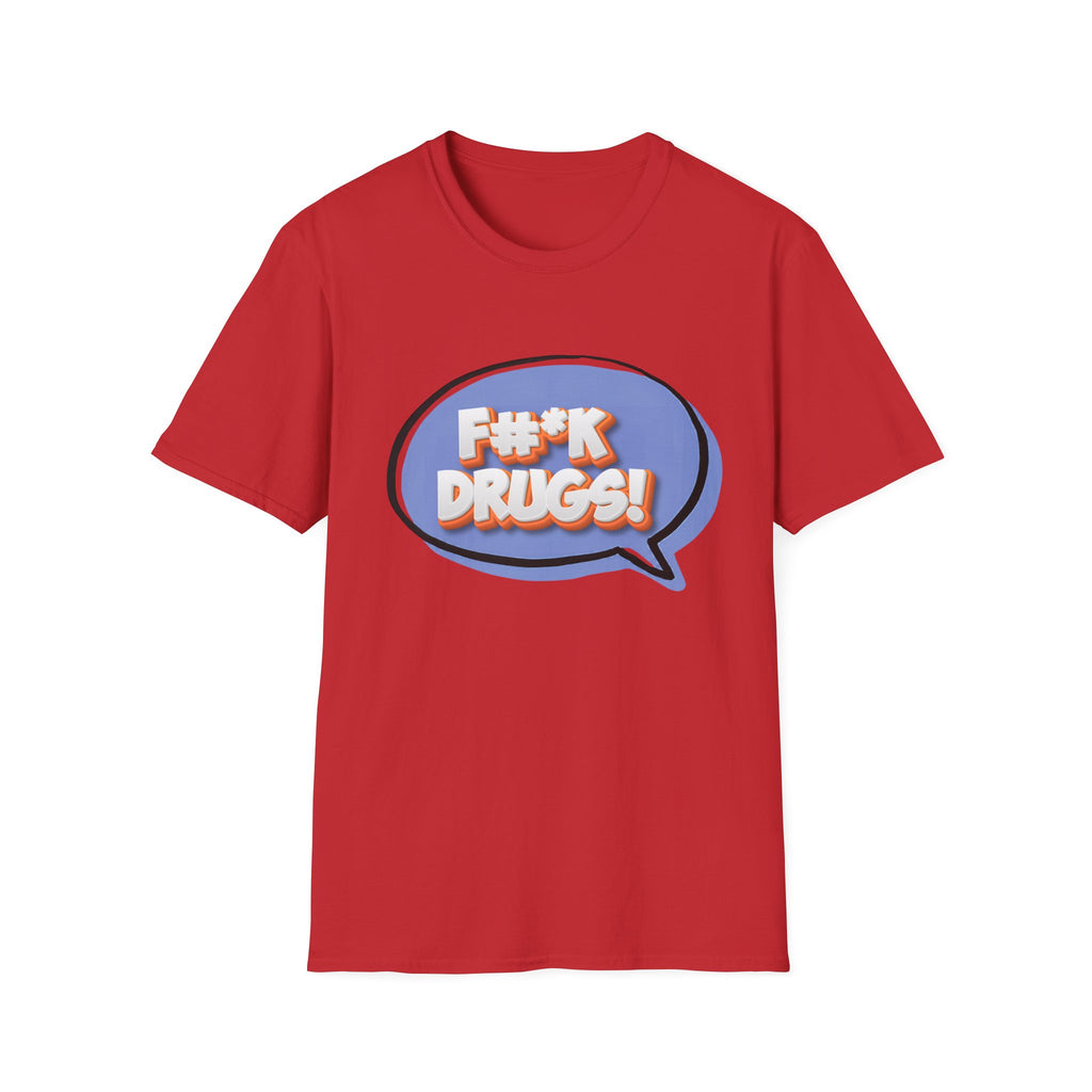 F#K Drugs Recovery Tee – design detail | DPR Recovery Tees