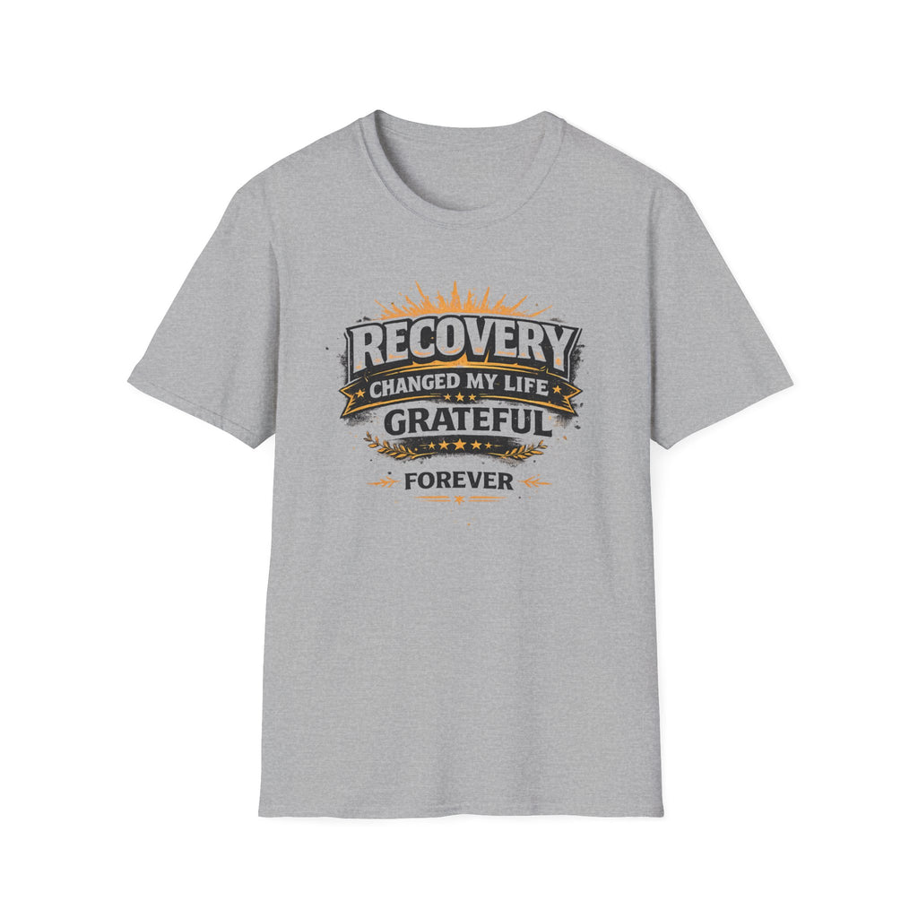 Recovery Changed My Life Tee – Grateful Forever Recovery Shirt