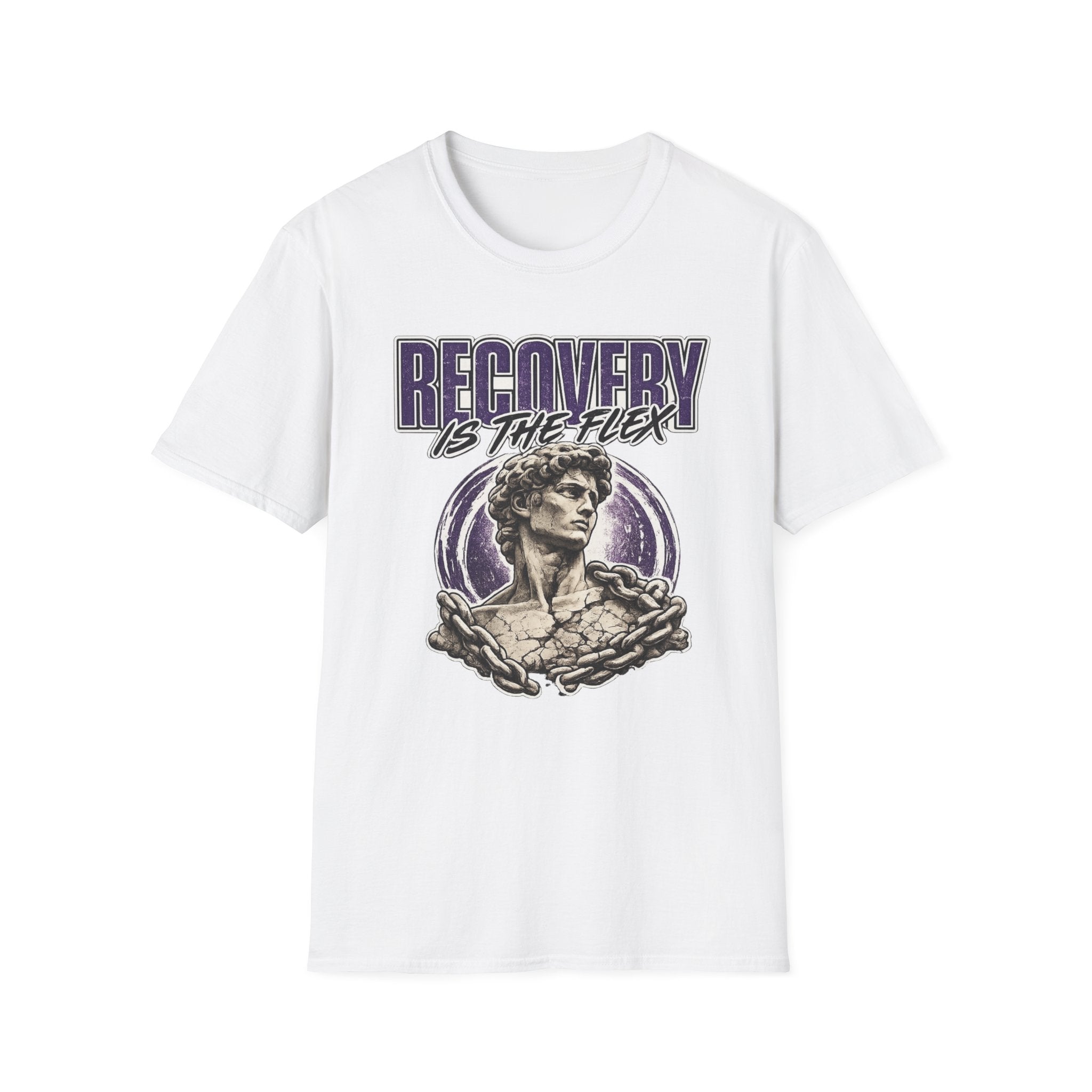 Recovery Is The Flex Chain Breaker Tee – Motivational Recovery Streetwear Shirt