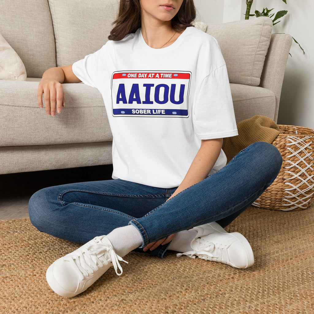 One Day at a Time – AAIOU Sober Life Recovery Tee