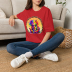 Nine Lives, One Recovery – Meditation Cat Recovery Tee