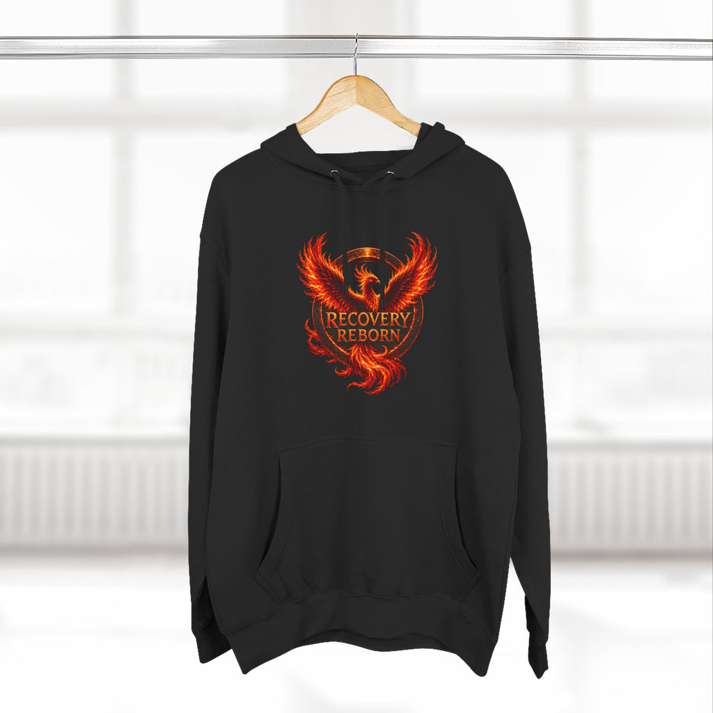 Recovery Reborn Phoenix Hoodie | Rise From the Ashes Sobriety Tee