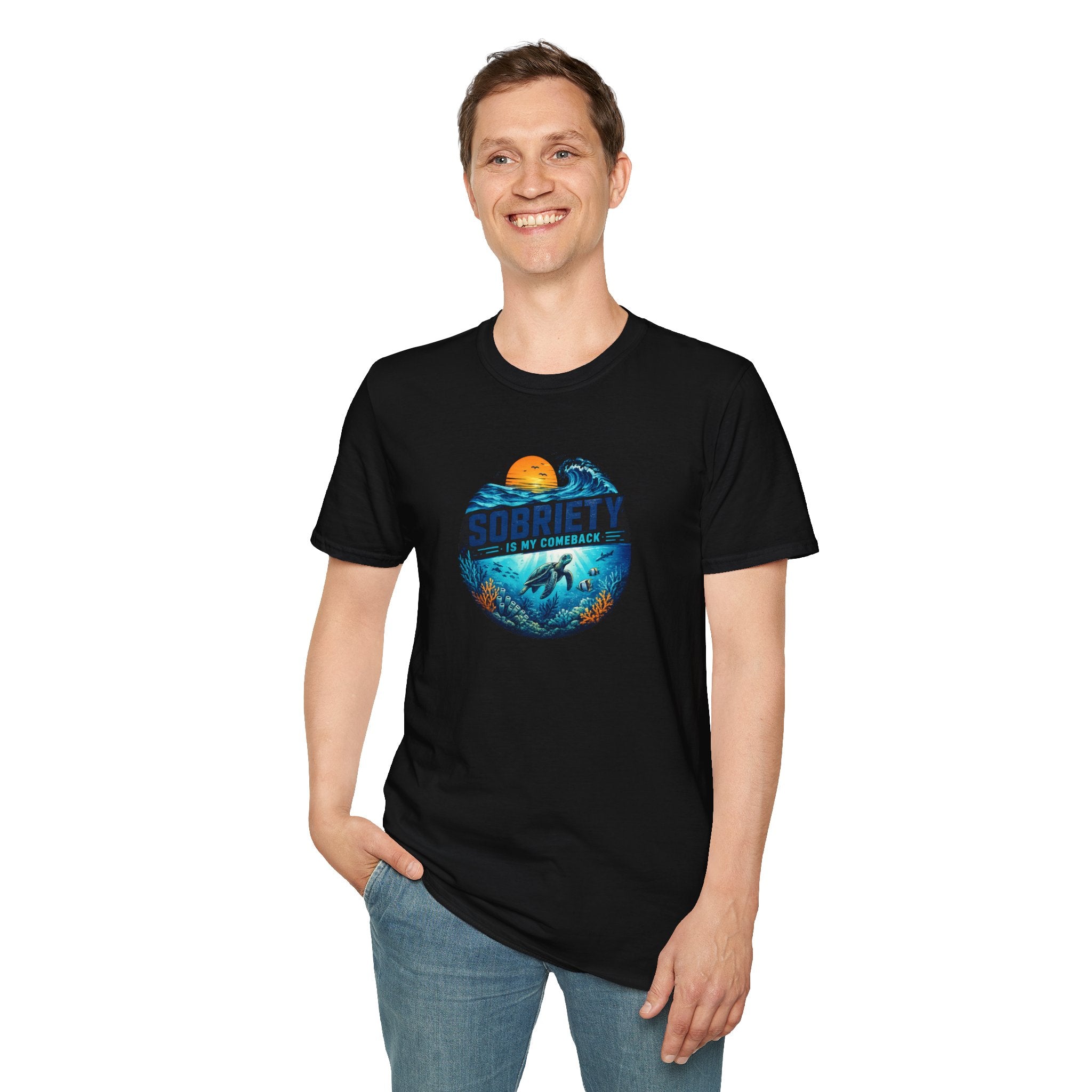 Sobriety Is My Comeback – Ocean Recovery Tee