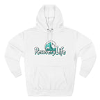 Recovery Life Wave Hoodie – Ocean-Inspired Sobriety & Addiction Recovery Sweatshirt