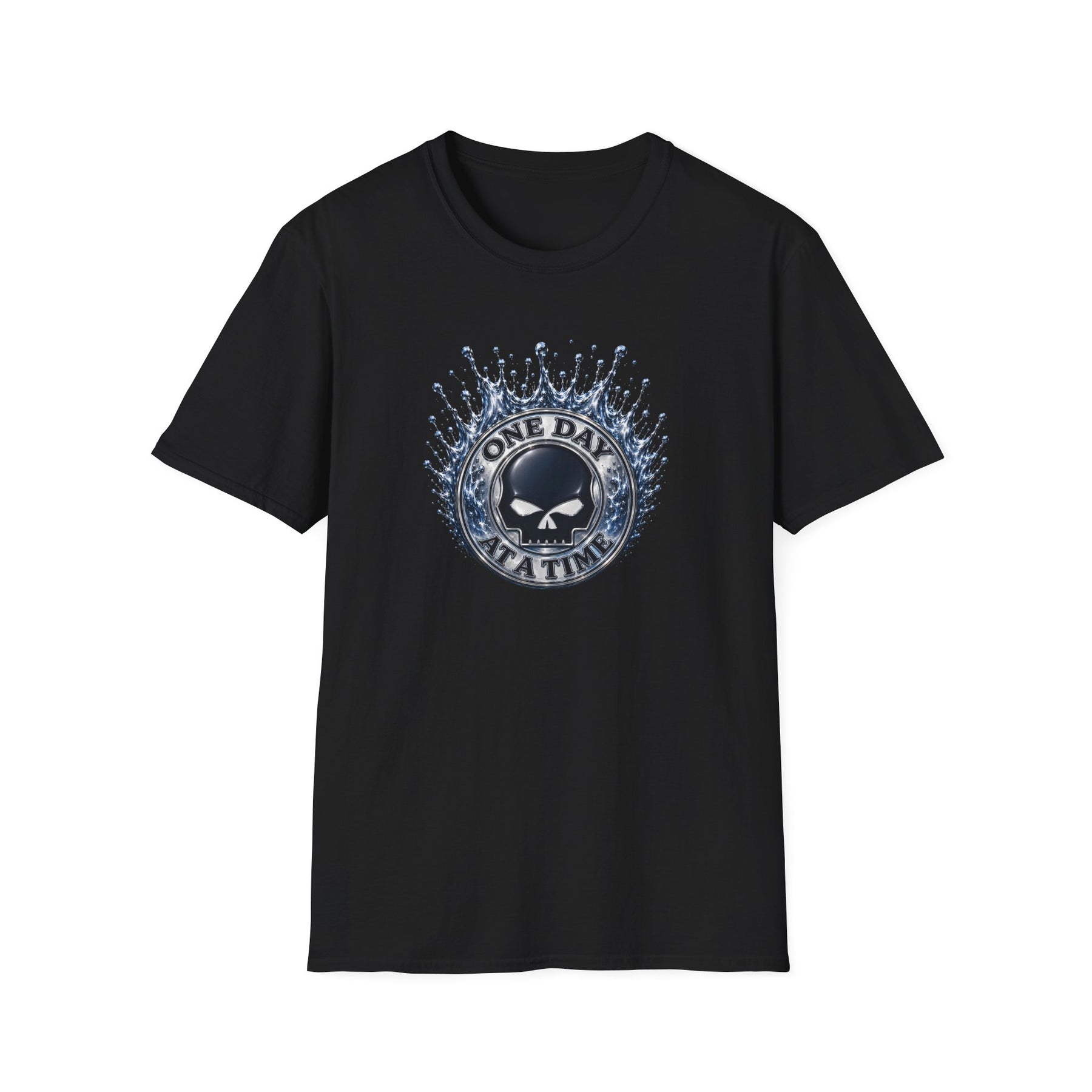 💧 One Day at a Time Liquid Steel Recovery Tee 💧 – DPR Recovery Tee
