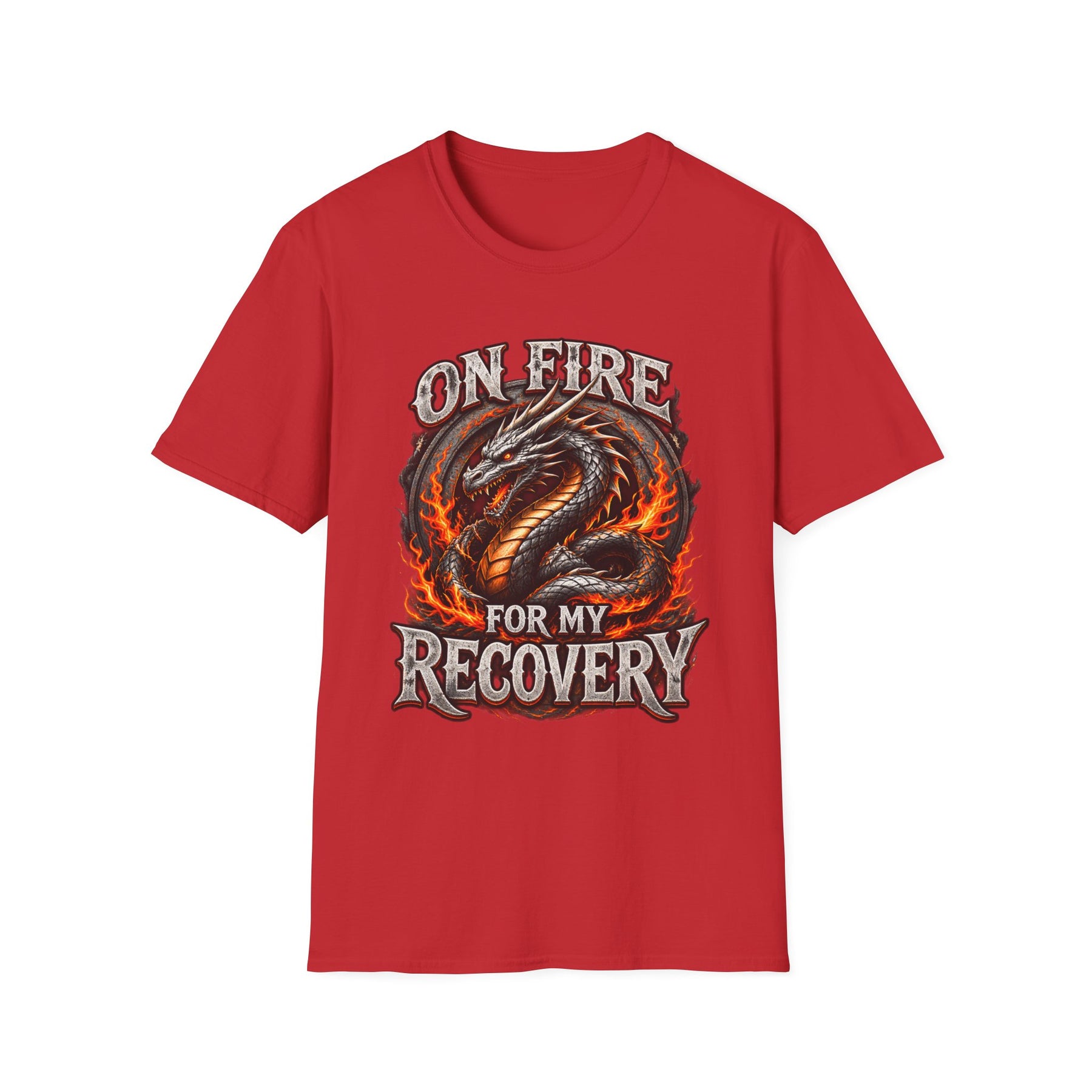 Recovery Forged in Fire Dragon T-Shirt