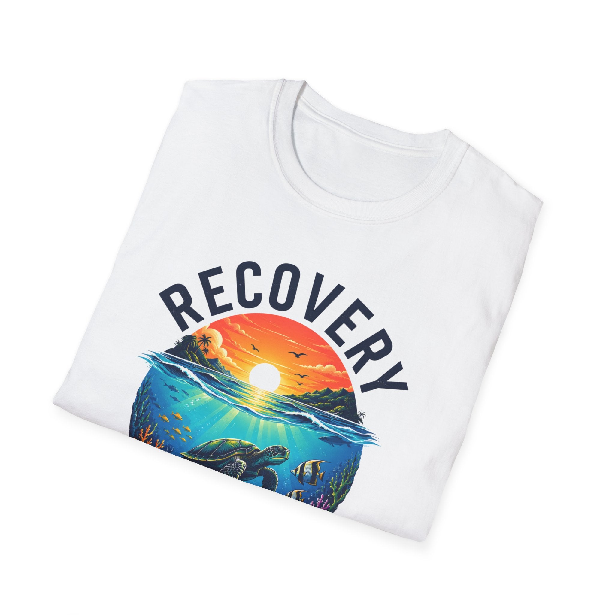 Recovery Is My Comeback Turtle Tee – Coastal Recovery Streetwear Shirt