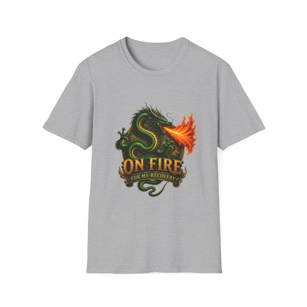 On Fire for My Recovery™ Dragon T-Shirt
