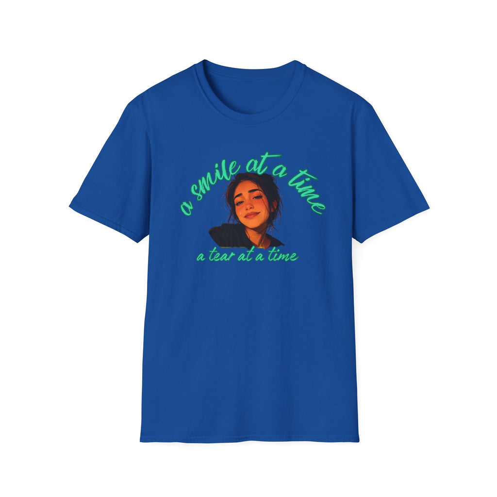 One Smile at a Time, One Tear at a Time – Recovery & Sobriety Shirt