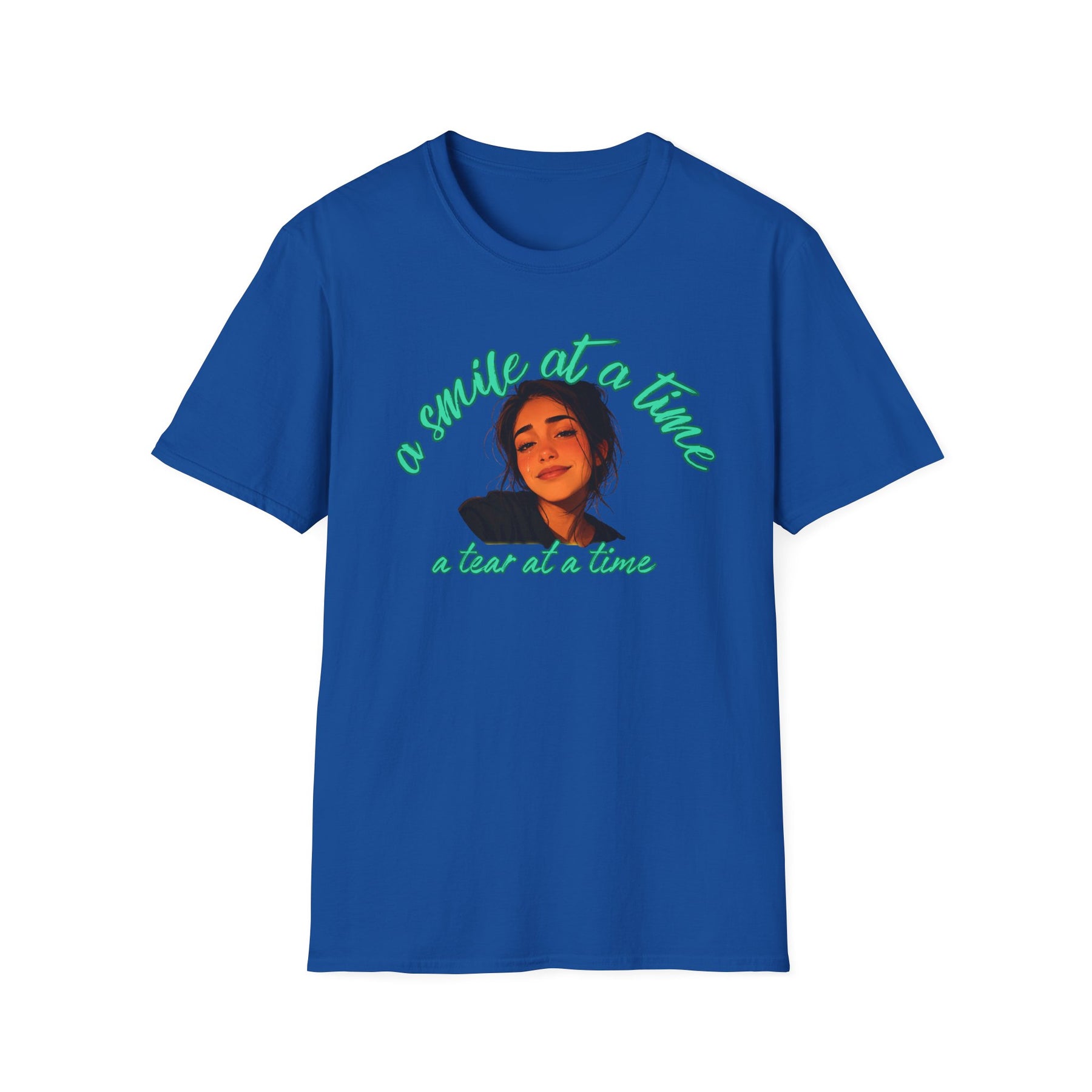 One Smile at a Time, One Tear at a Time – Recovery & Sobriety Shirt – DPR Recovery Tee