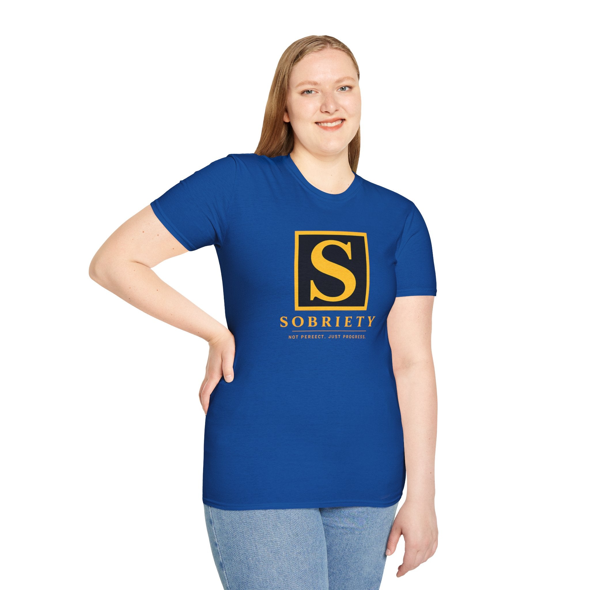 Sobriety – Not Perfect. Just Progress. Tee