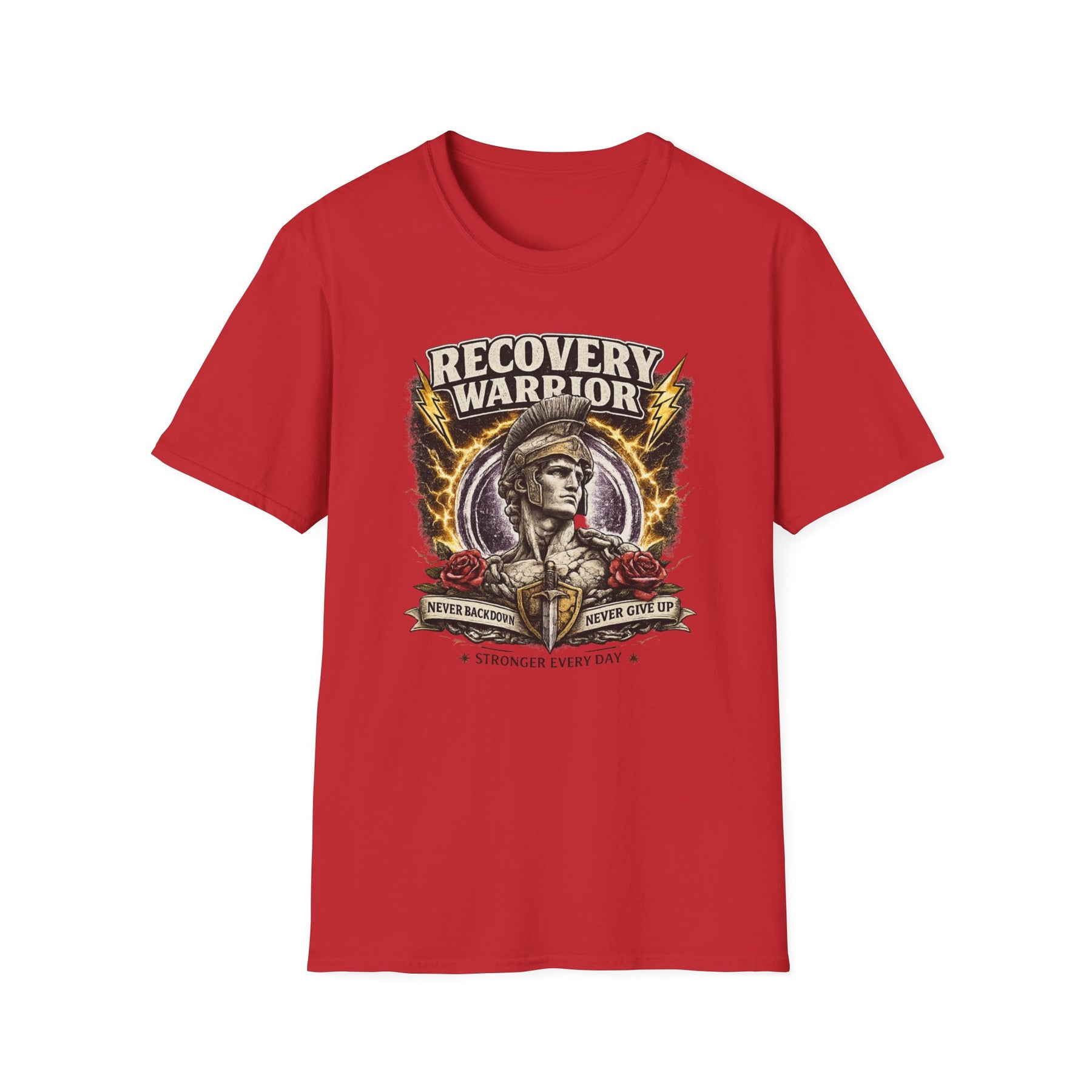 Recovery Warrior Tee – Motivational Sober Streetwear Shirt – DPR Recovery Tee