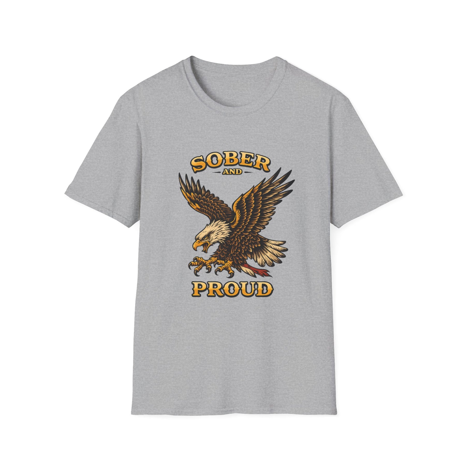 Sober and Proud Eagle Tee