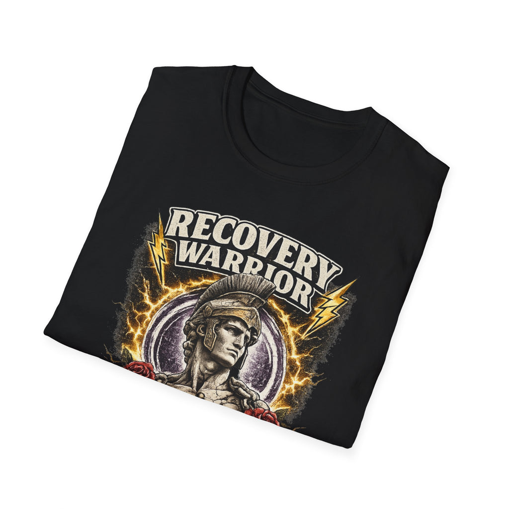 Recovery Warrior Tee – Motivational Sober Streetwear Shirt