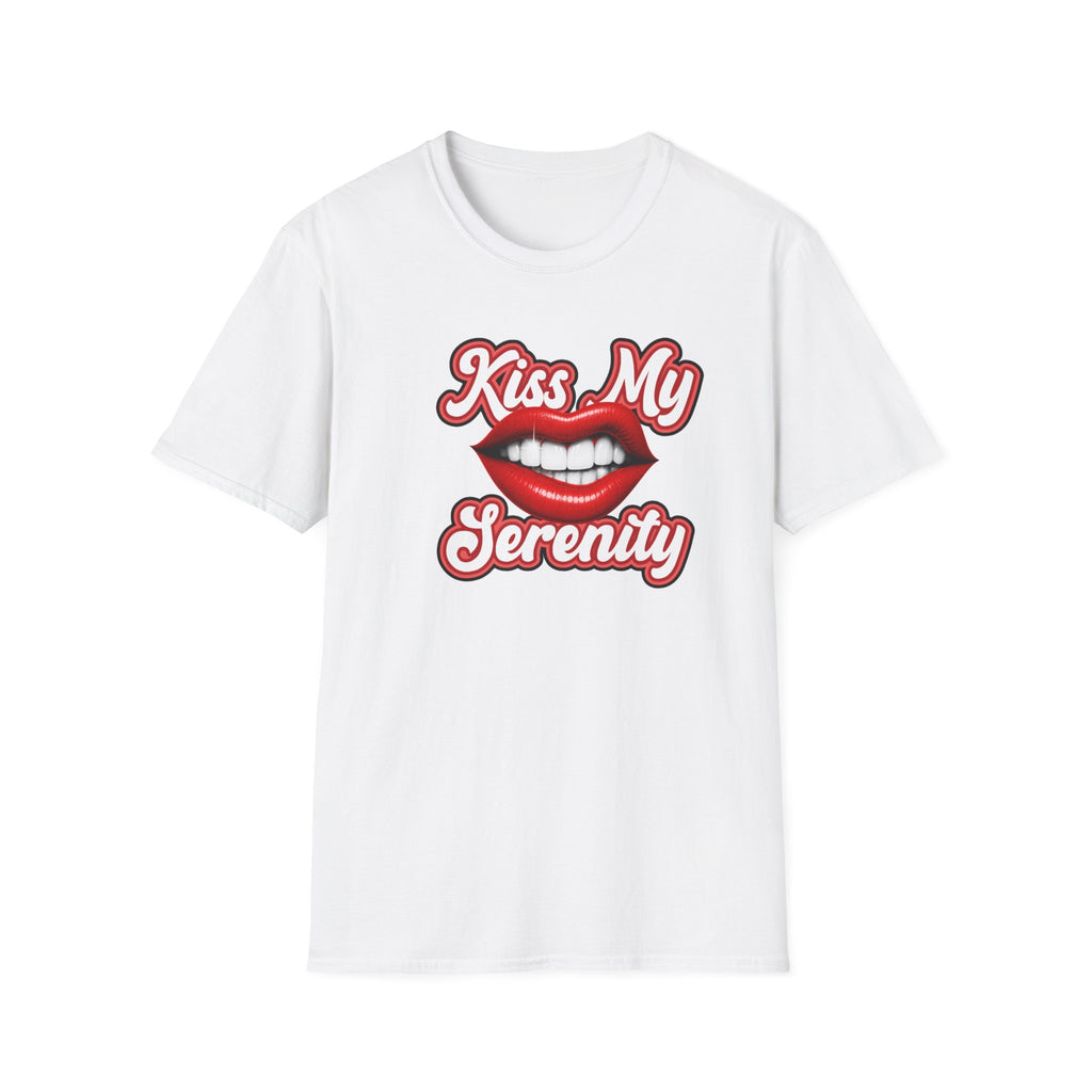 Kiss My Serenity Recovery T-Shirt | Funny Sobriety & Addiction Recovery Graphic Tee