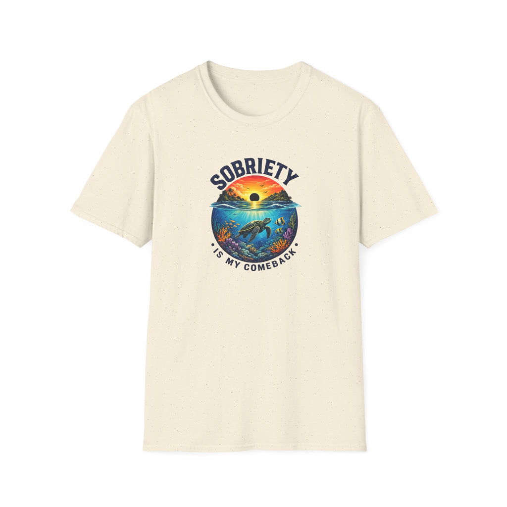Sobriety Is My Comeback – Sea Turtle Recovery Tee