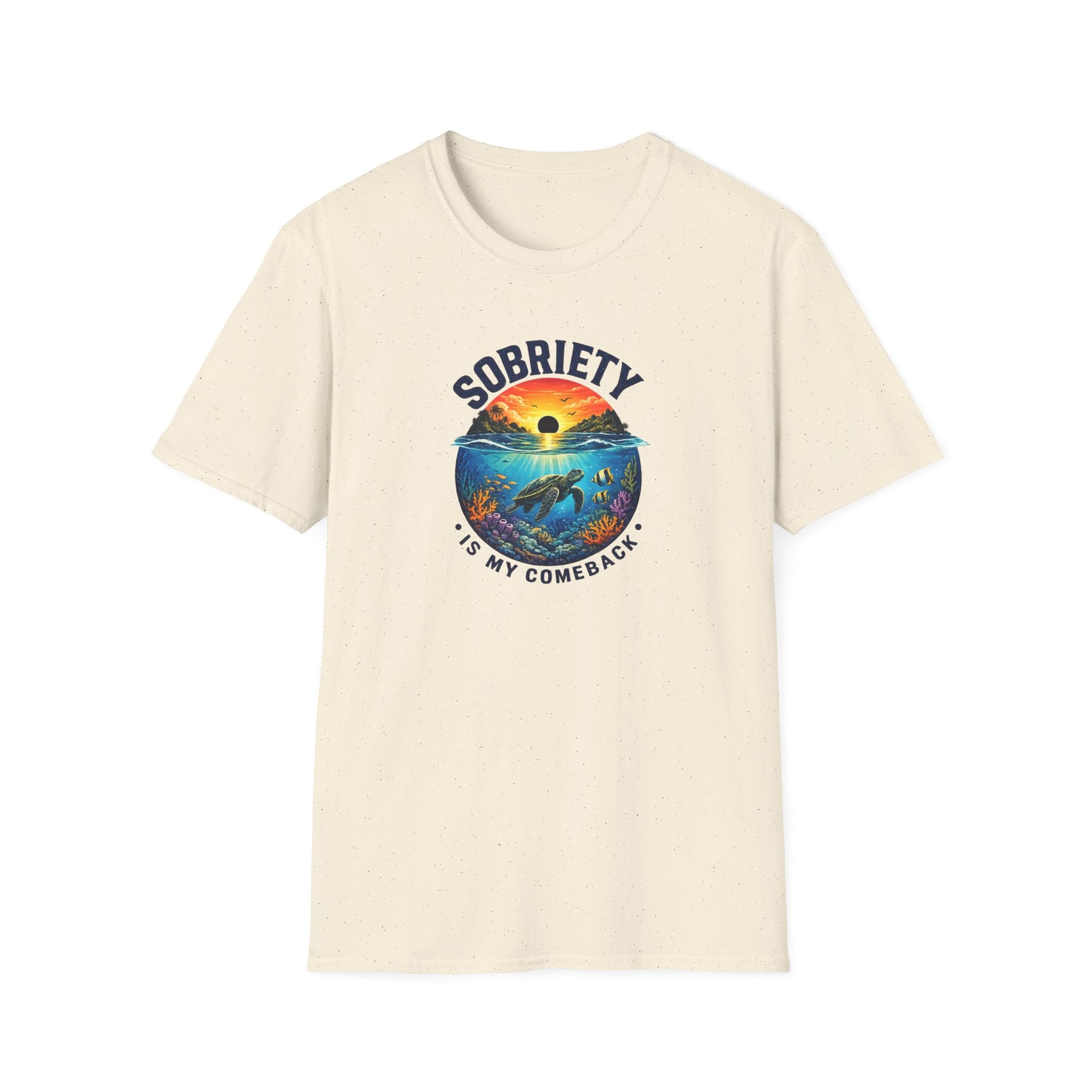 Sobriety Is My Comeback – Sea Turtle Recovery Tee – DPR Recovery Tee