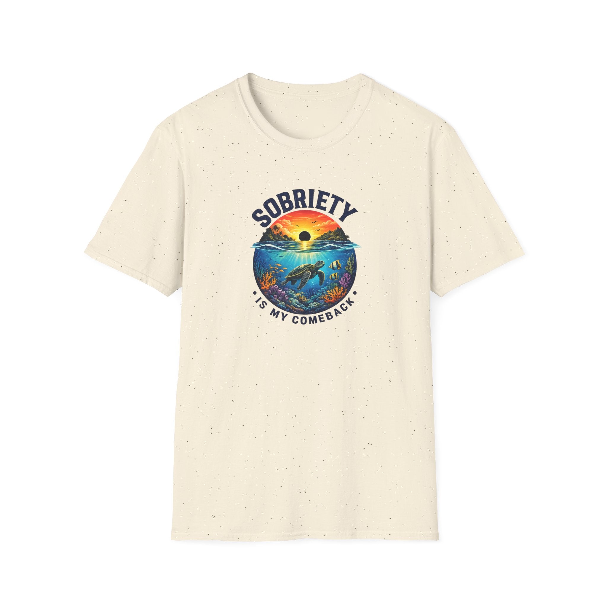 Sobriety Is My Comeback – Sea Turtle Recovery Tee