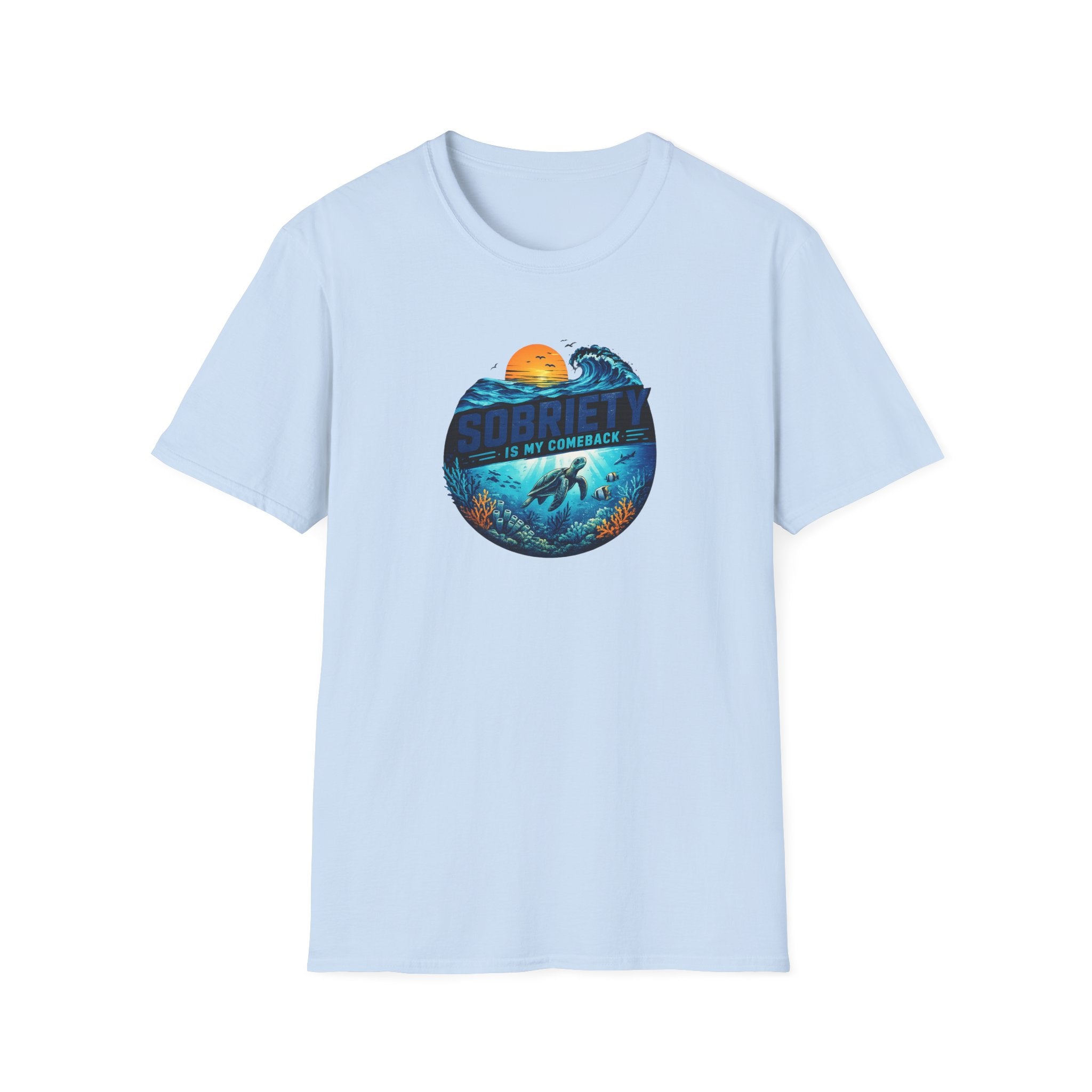 Sobriety Is My Comeback – Ocean Recovery Tee