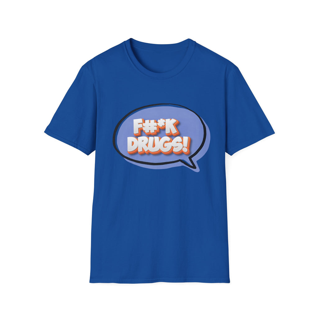 F#K Drugs Recovery Tee – design detail | DPR Recovery Tees