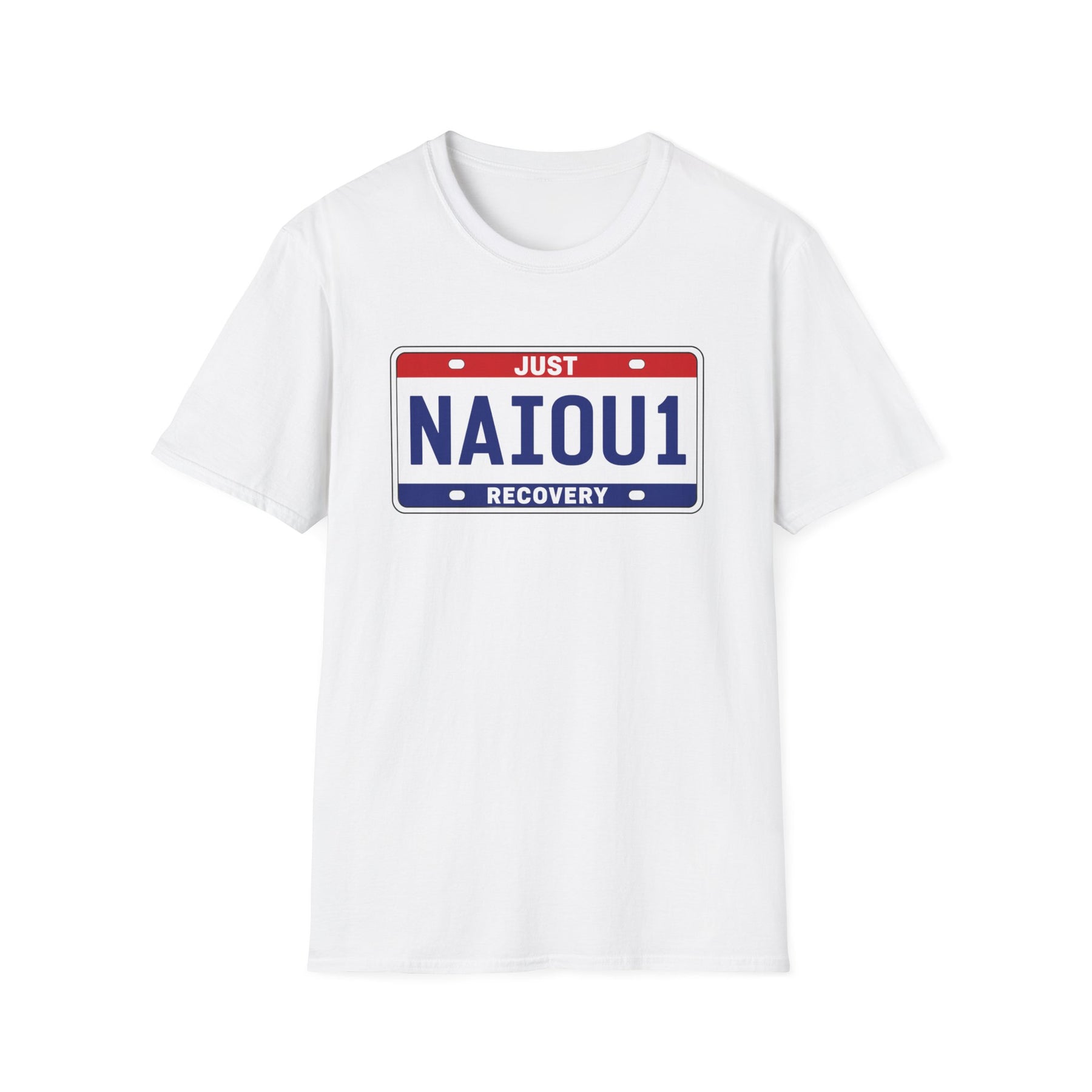 NAIOU1 Recovery T-Shirt | Just Recovery One Day at a Time Sobriety Graphic Tee – DPR Recovery Tee