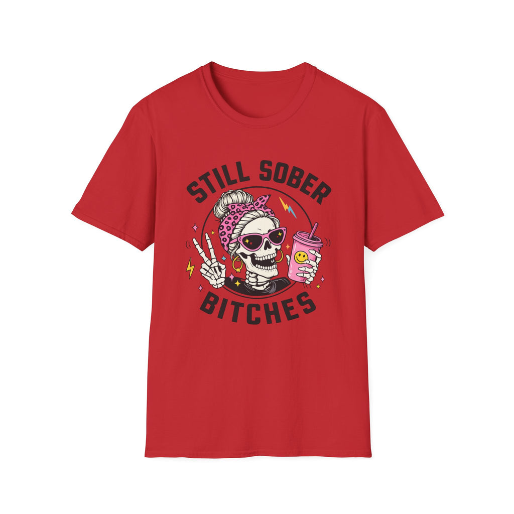 Still Sober Bitches Tee – design detail | DPR Recovery Tees