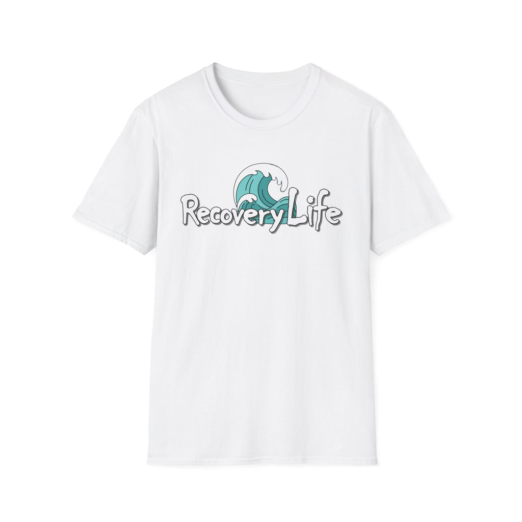 Recovery Life Wave T-Shirt | Sobriety, Healing & Ocean-Inspired Recovery Tee
