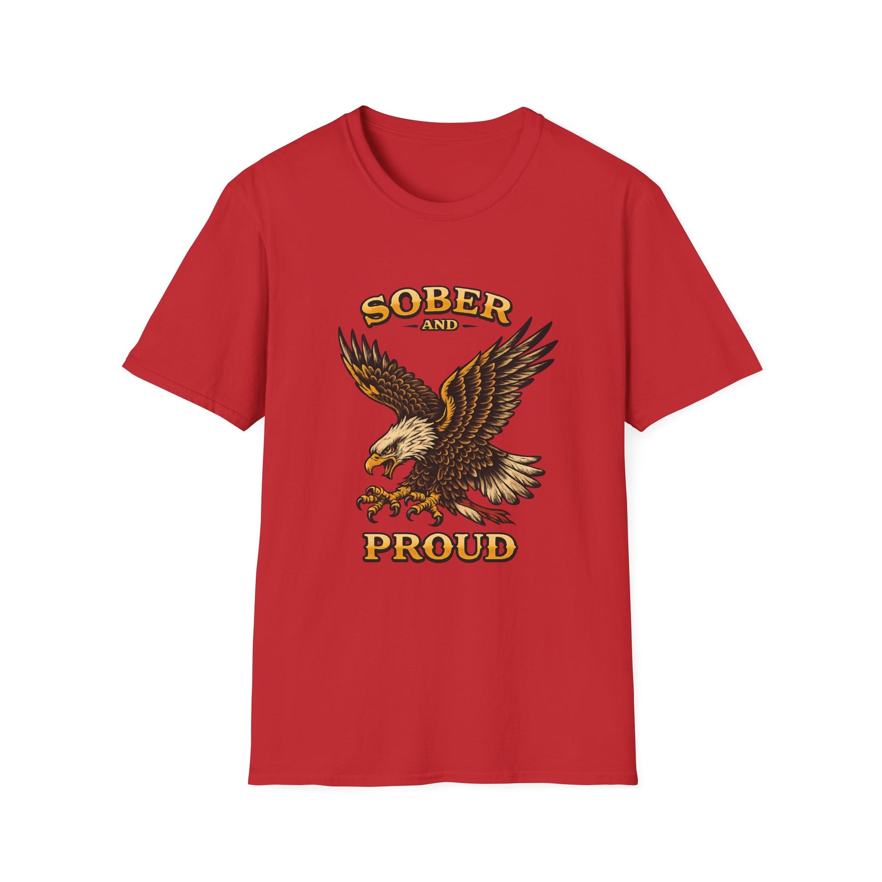 Sober and Proud Eagle Tee