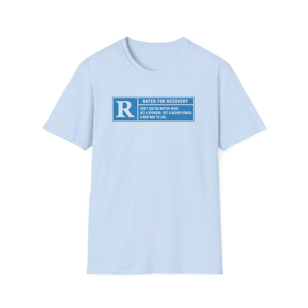 Rated For Recovery Tee – Motivational Sober Lifestyle Shirt