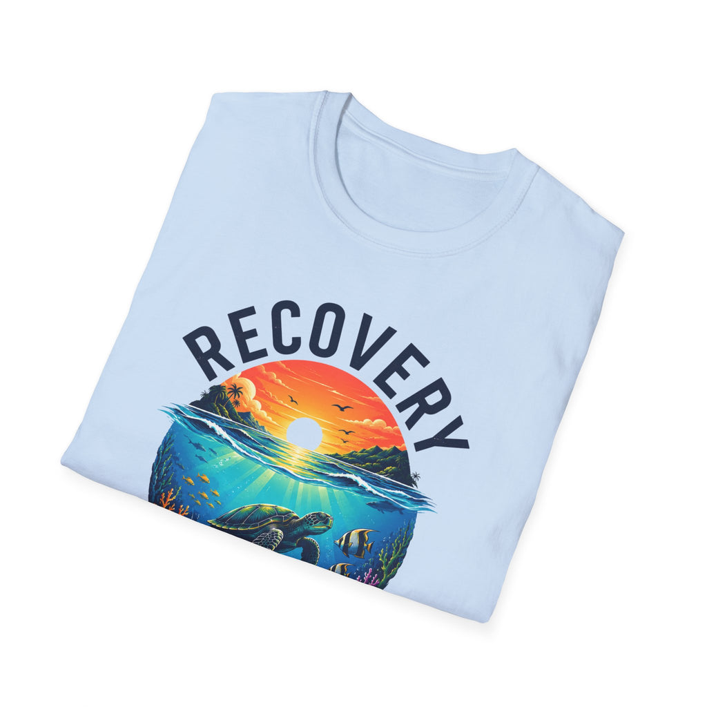 Recovery Is My Comeback Turtle Tee – Coastal Recovery Streetwear Shirt