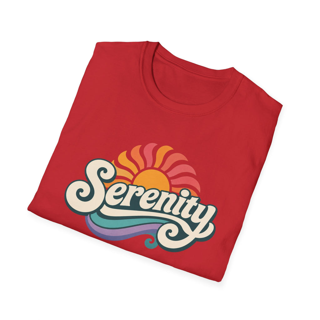 Serenity Retro Recovery Tee – Vintage Sober Lifestyle Shirt