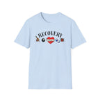 Recovery Classic T-Shirt | Vintage Sobriety & Addiction Recovery Graphic Tee